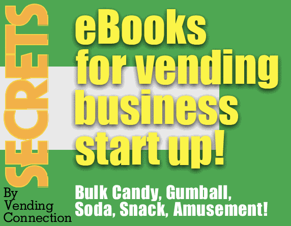Ebooks for vending! Vending Machine business ebooks! 